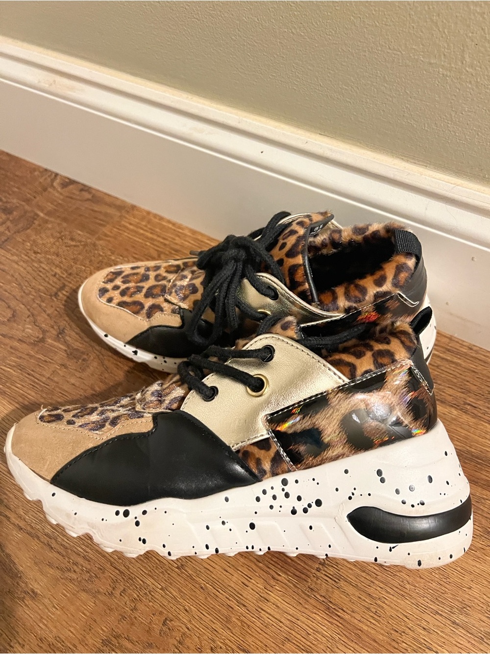 Brash cheetah  Print  Sneakers